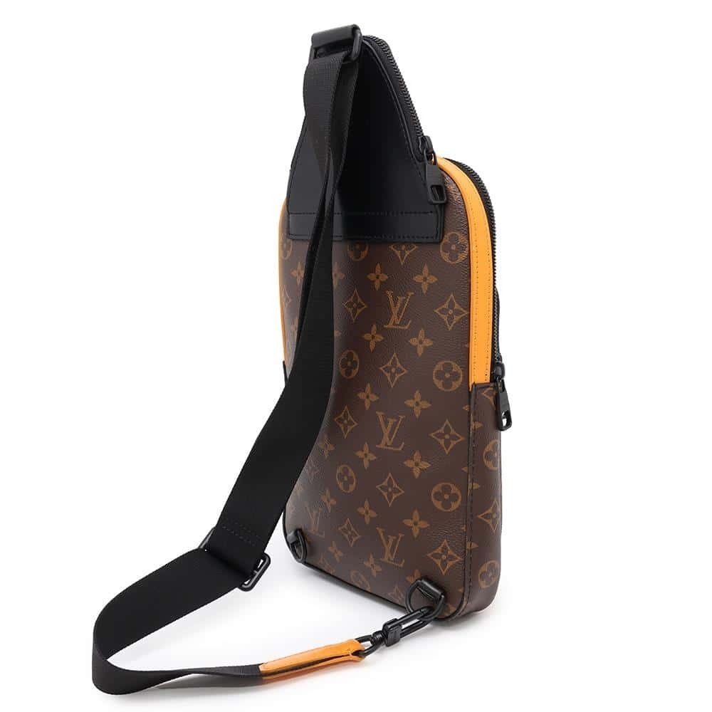 Louis Vuitton Bag Monogram Sling Macassar Black Brown Avenue